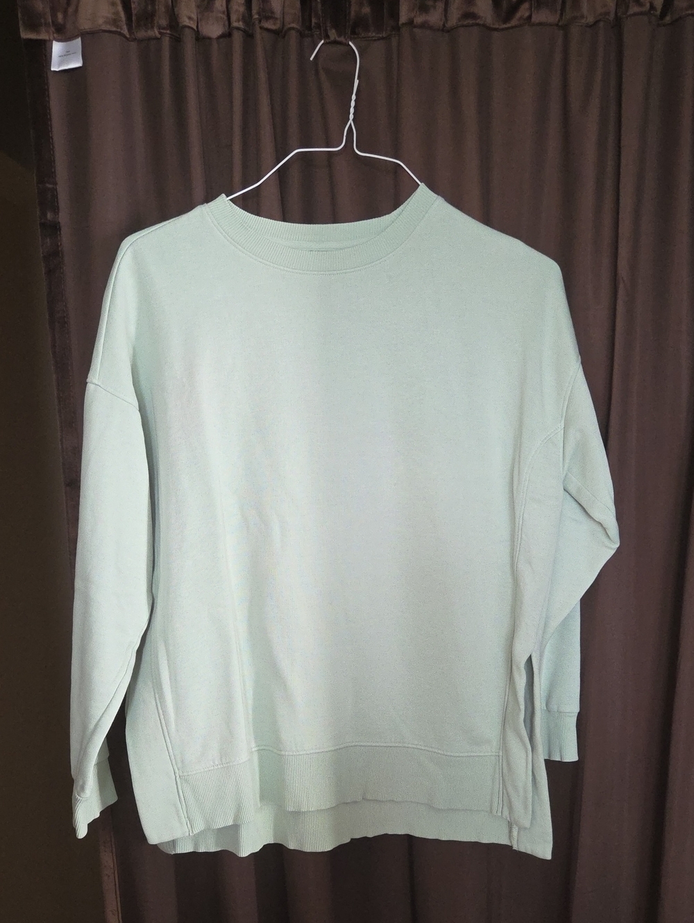 Lou & Grey Pastel Sage Crewneck Sweater